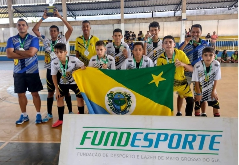 Time que representou Novo Horizonte do Sul na competição estadual - Foto: Divulgação