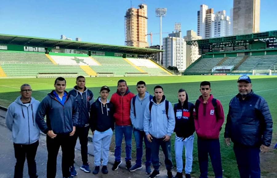 Atletas de Novo Horizonte do Sul em Chapecó em Santa Catarina - Foto: Divulgação