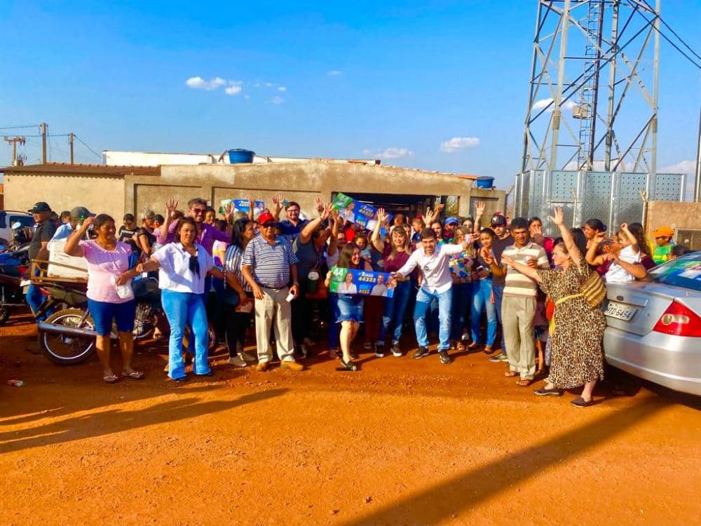 Candidato a deputado estadual pelo União Brasil, o advogado também fez carreata e adesivagem de veículos