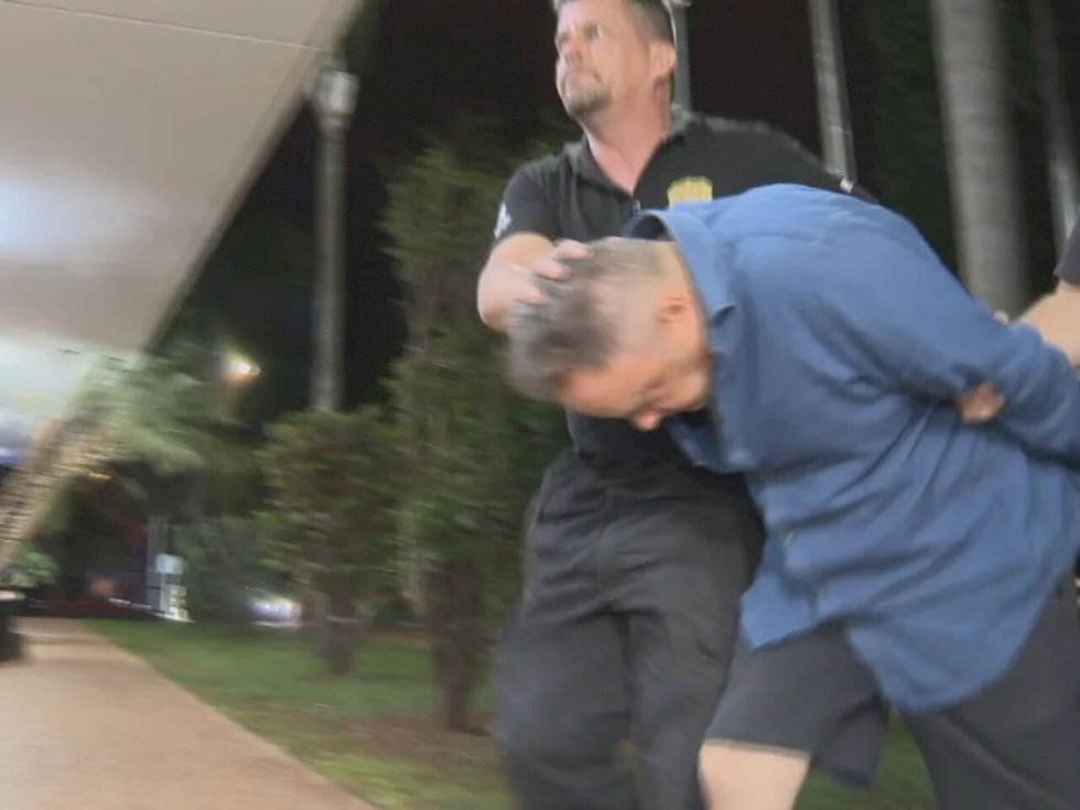 Homem preso após montar artefato explosivo próximo ao Aeroporto de Brasília - Crédito: TV Globo/Reprodução