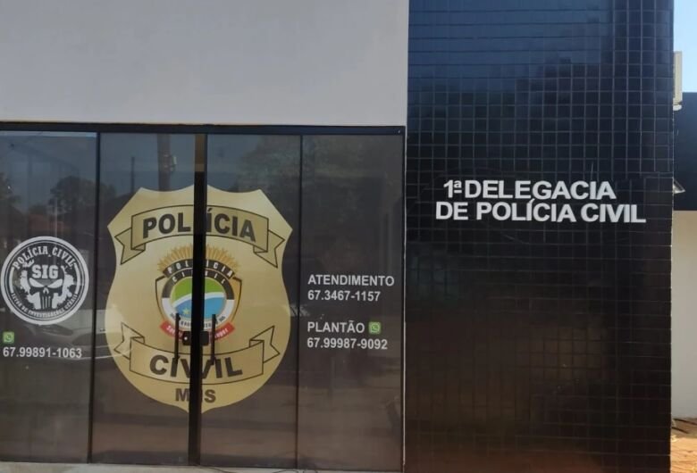 Homem foi encaminhado para a delegacia - Crédito: Divulgação PCMS