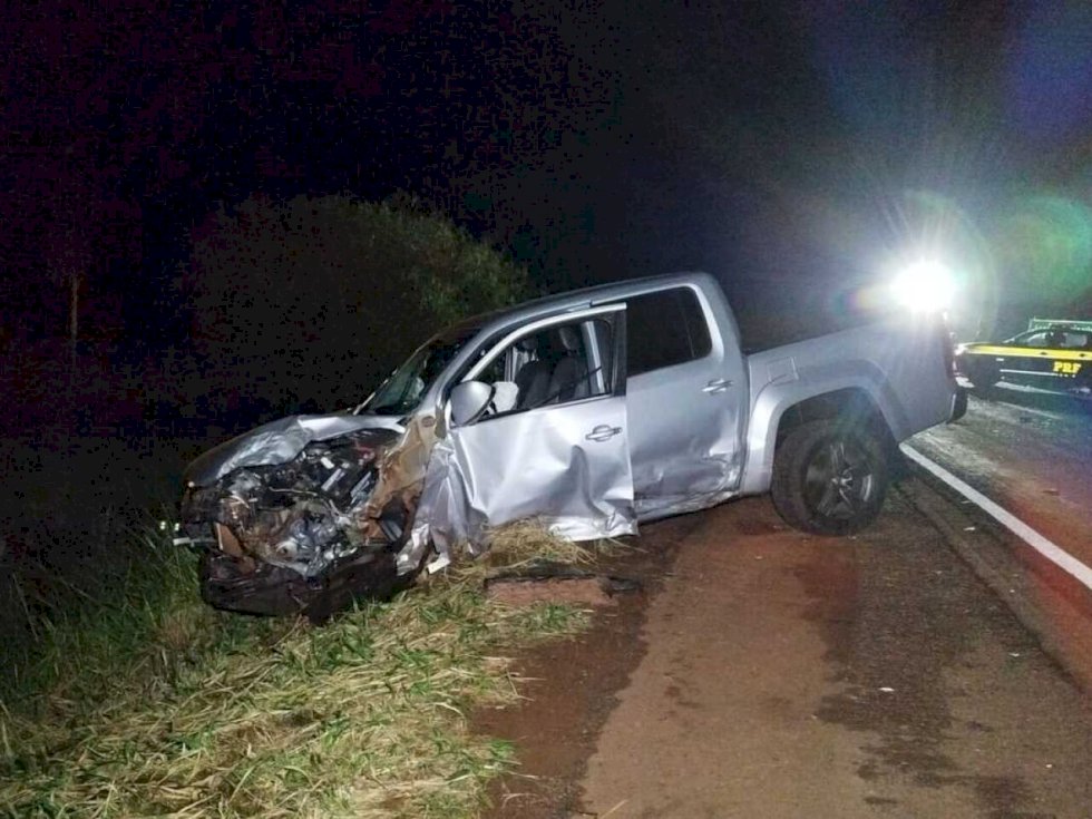 O acidente com morte aconteceu na rodovia federal que liga Dourados a Fátima do Sul - Crédito: Osvaldo Duarte/Dourados News