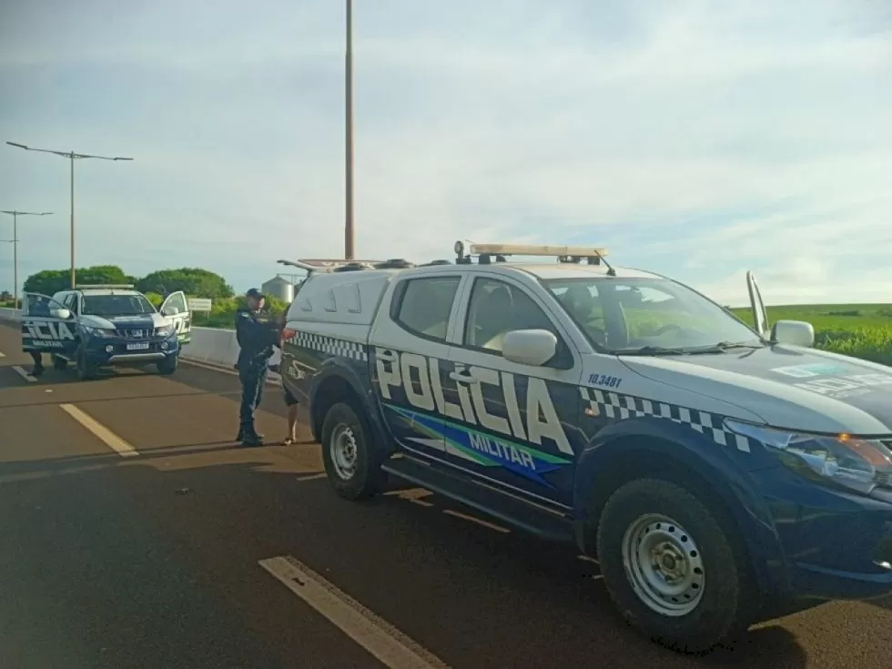 Suspeito de estupro foi preso nesta manhã na MS-156, em Itaporã - Crédito: Itaporã News/Reprodução