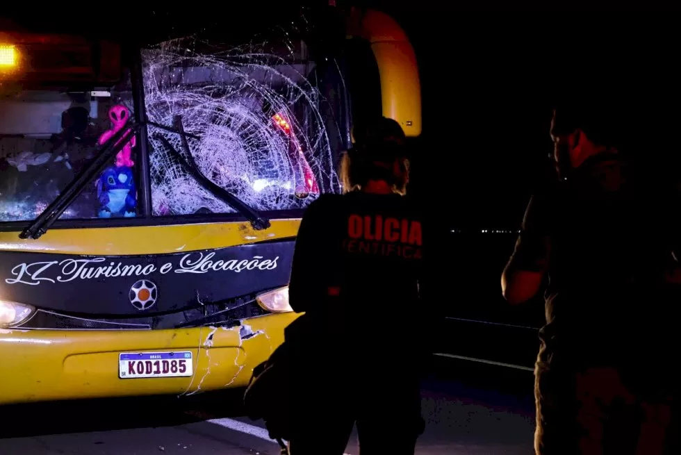 Local onde ocorreu o acidente (Foto: Madu Livramento/Midiamax)