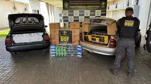 Cigarros eletrônicos, essências de narguilé entre outros produtos foram apreendidos; Foto: Divulgação/DOF