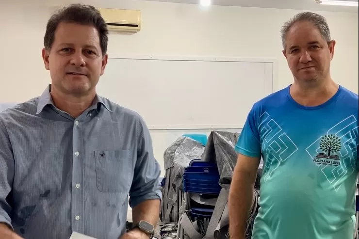 Renato Câmara e o diretor Arlei Castilho