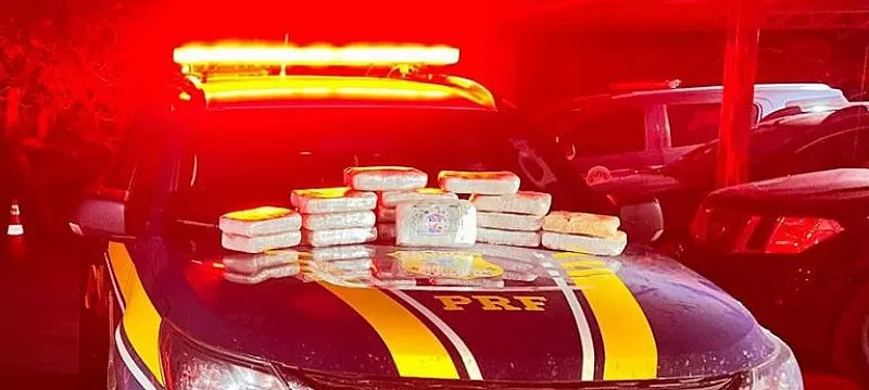 Tabletes da droga que foram apreendidos; Foto: Divulgação/PRF