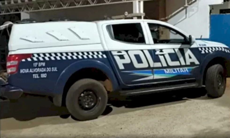 Suspeito foi preso pela PM / Divulgação/PMMS