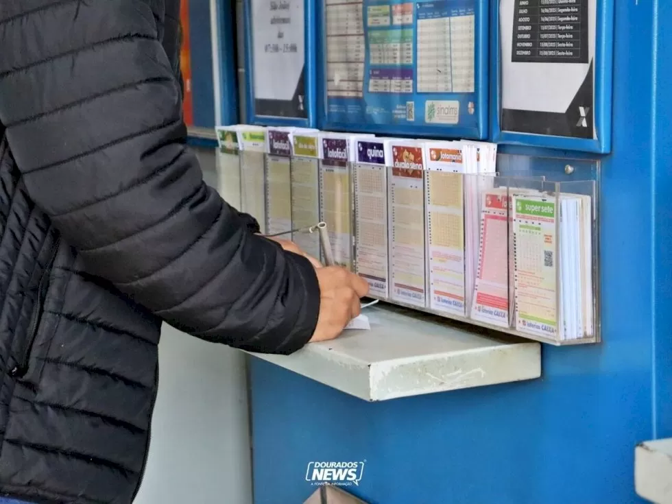 Apostas feitas em Mato Grosso do Sul fizeram a quina da Mega-Sena - Crédito: Clara Medeiros/Dourados News