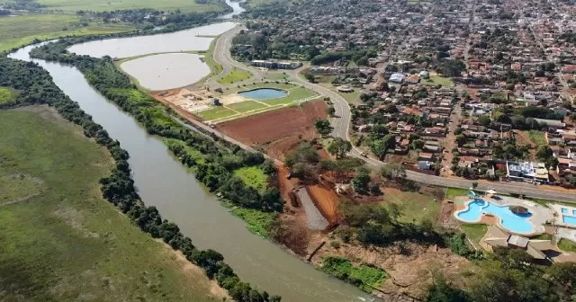 Lago do Amor no município de Fátima do Sul (Foto: Reprodução/Prefeitura de Fátima do Sul)