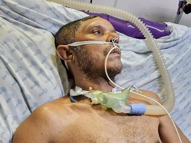 Homem foi internado no dia 22 de junho na Santa Casa de Campo Grande. (Foto: Santa Casa)