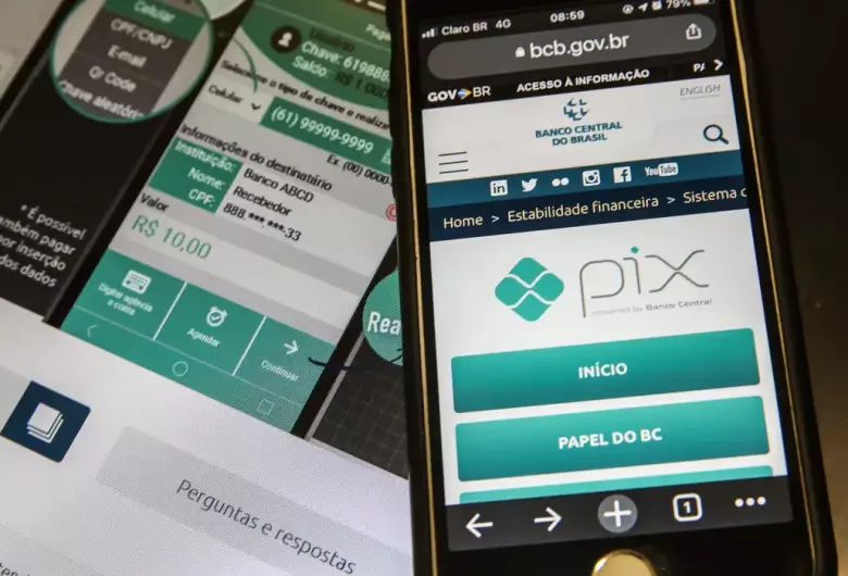 Não foram expostos dados confidenciais, como senhas ou saldos - Crédito: Marcello Casal Jr/Agência Brasil
