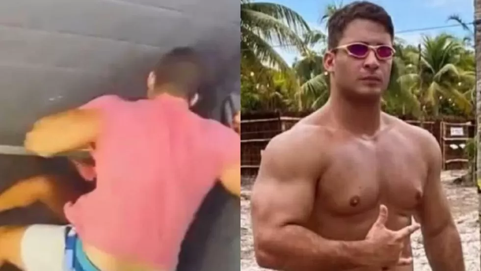 Agressor foi preso em flagrante. Foto: Reprodução