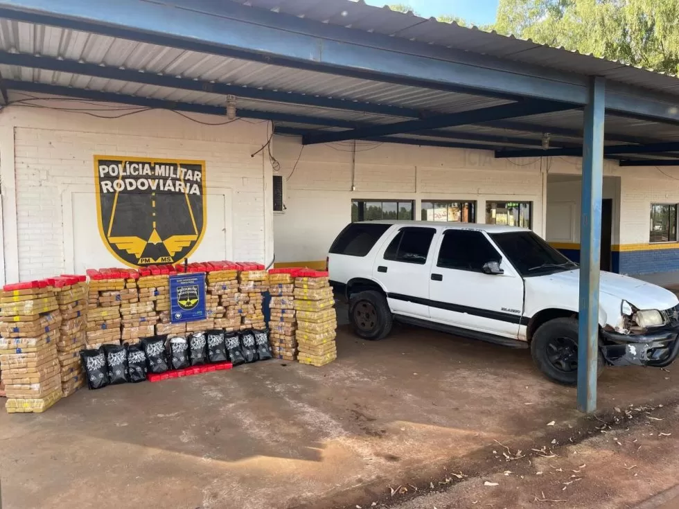 Droga apreendida na ação - Crédito: Divulgação