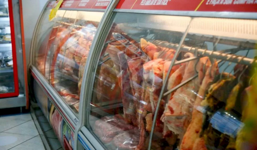 Açougue em Campo Grande (Foto: Nathalia Alcânrara, Midiamax)