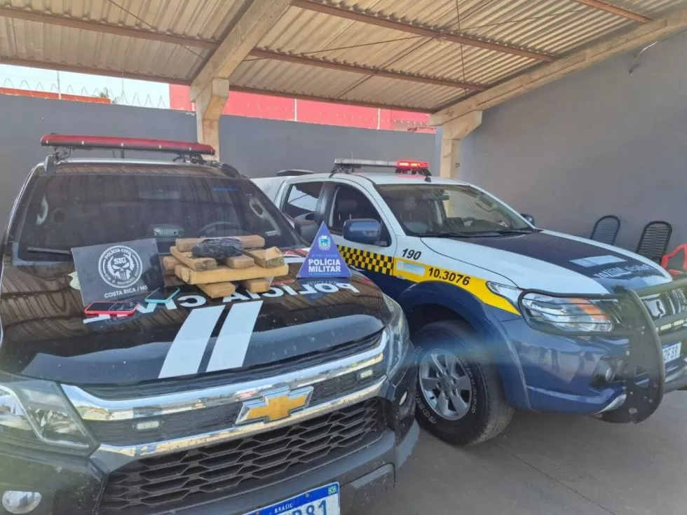 Droga apreendida na ação - Crédito: Divulgação PCMS