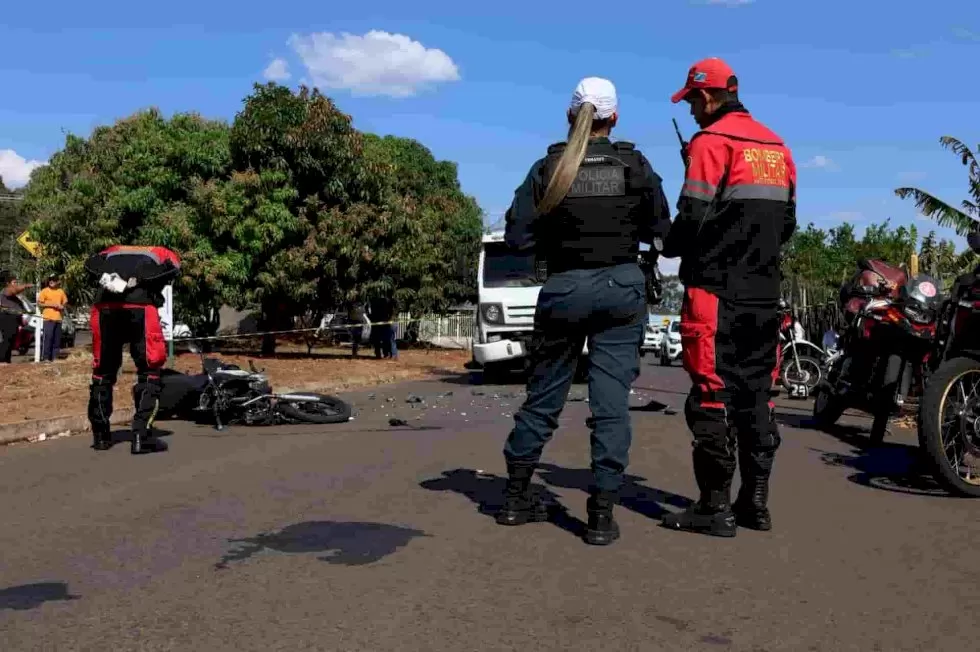 Acidente Marques de Herval (Foto: Madu Livramento, Jornal Midiamax)