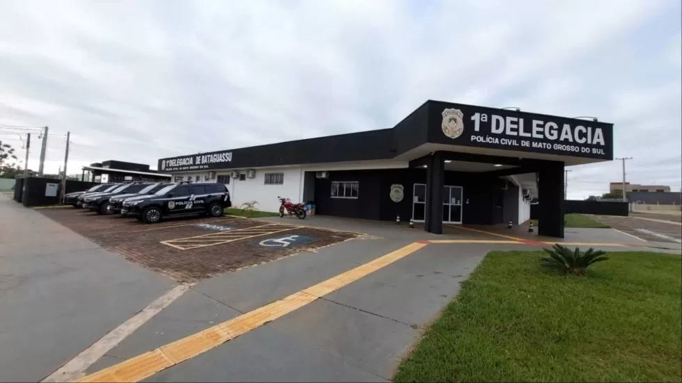 Delegacia de Polícia de Bataguassu. (Foto: Divulgação, PCMS)