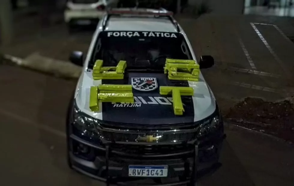 Entorpecente apreendido - Foto: Jornal da Nova