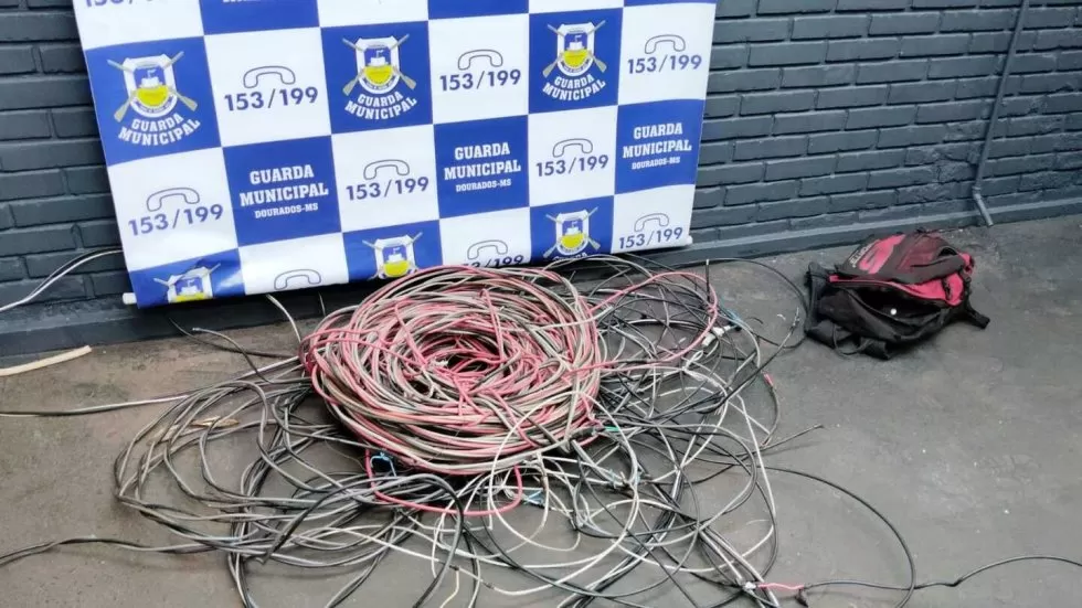 Ele foi autuado em flagrante pelo crime de furto. - Crédito: Osvaldo Duarte/Dourados News