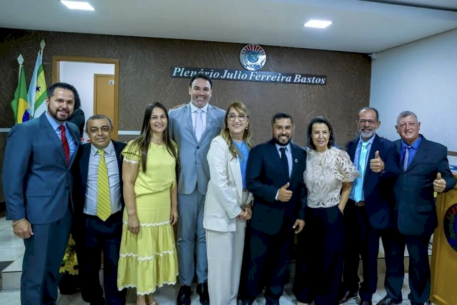 Vereadores da Câmara Municipal de Vicentina. (Foto: Divulgação)