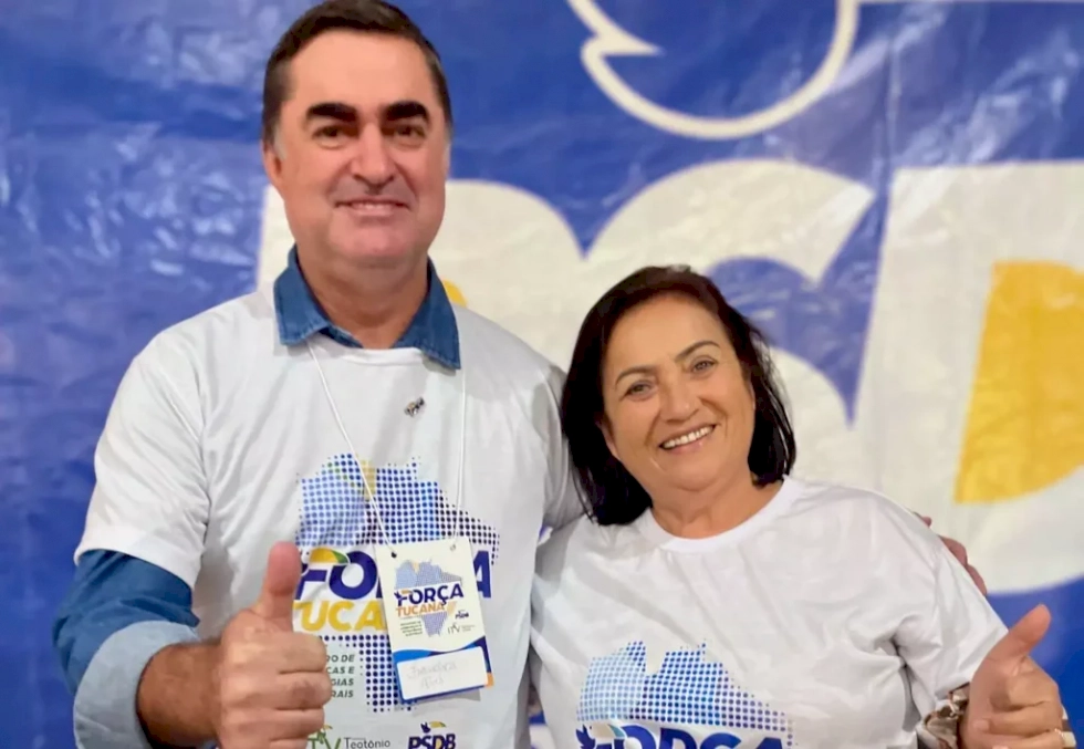 Tiquinho e Cileide. Foto: Assessoria