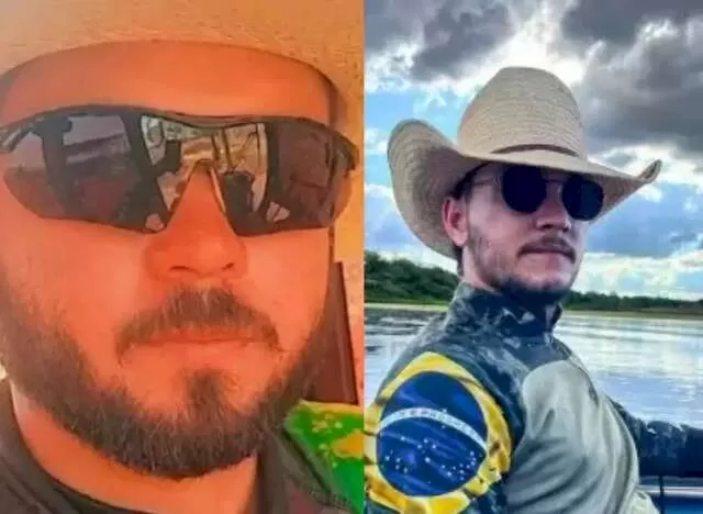 Tiago Andrade Rezende e Igor Pereira Rosa Paniago, mortos no Rio Sucuriú (Foto: Redes Sociais)