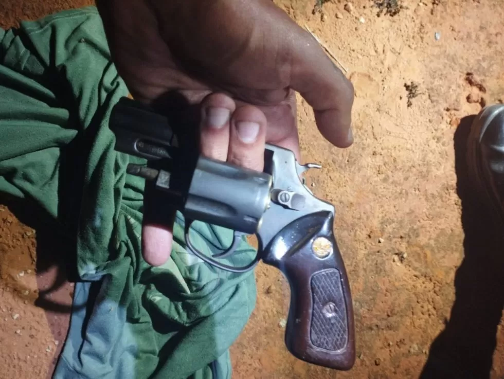 Revólver de calibre.38 utilizado no crime (Divulgação, Polícia Civil)