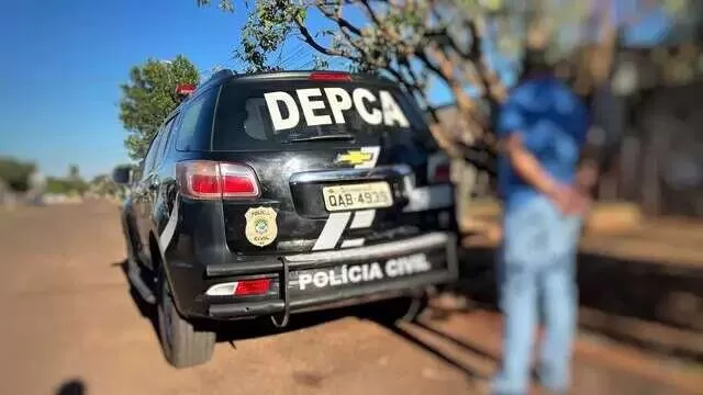 Homem preso em maio durante operação contra estupro de vulnerável, em Campo Grande (Foto/Arquivo)