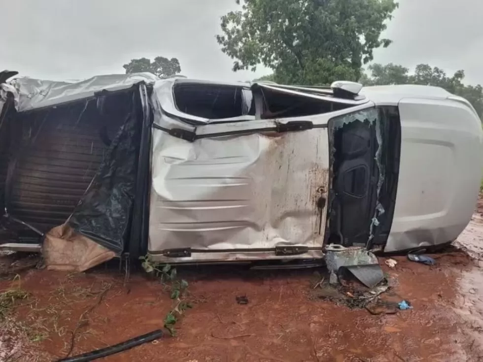 Acidente aconteceu no km 40 da MS-162 - Crédito: PMR/MS