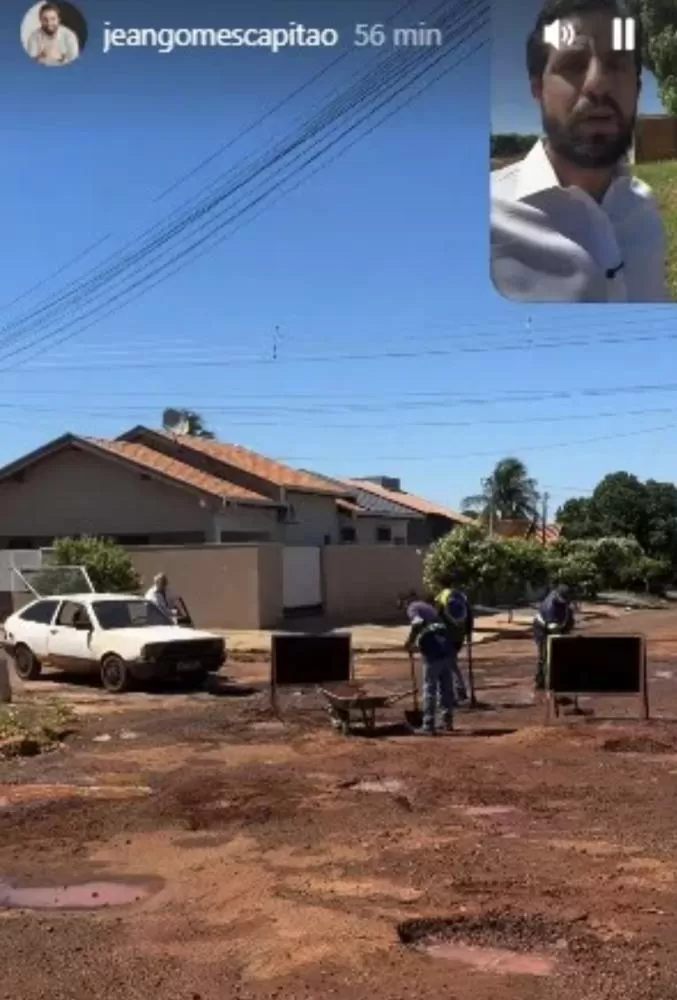 Prefeitura de Deodápolis retoma serviços de tapa-buraco após recesso de fim de ano