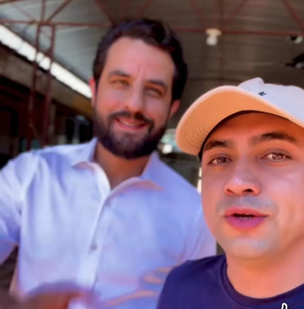 Presidente da câmara Juninho Lima e prefeito Jean Gomes 