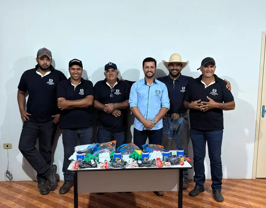 Prefeitura de Novo Horizonte do Sul entrega EPIs a servidores da área rural