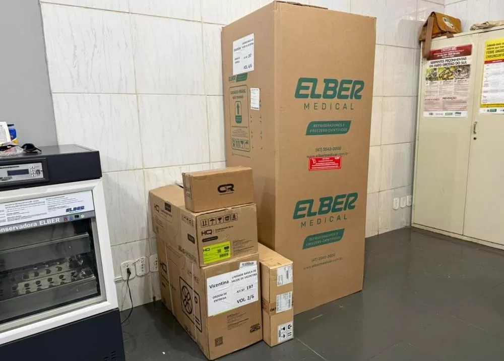 Vicentina investe na prevenção em saúde e garante estrutura de conservação à sala de vacinas