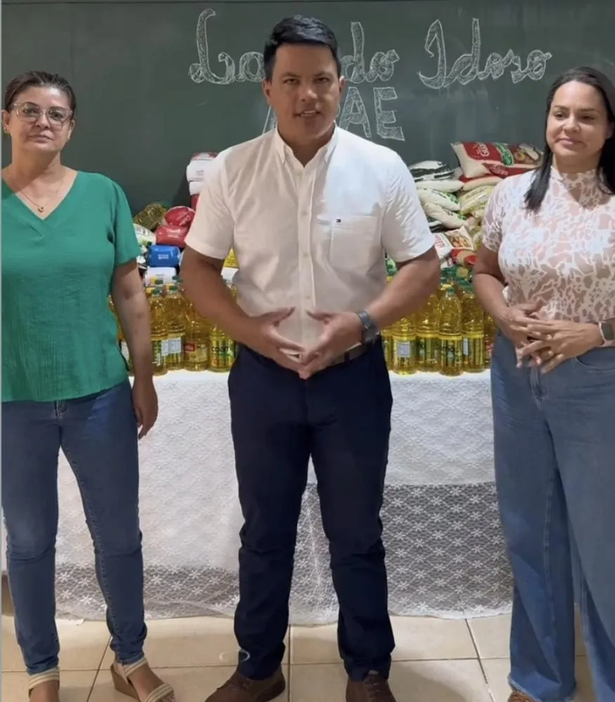 Prefeito agradece doações de alimentos durante evento da Paixão de Cristo em Glória de Dourados