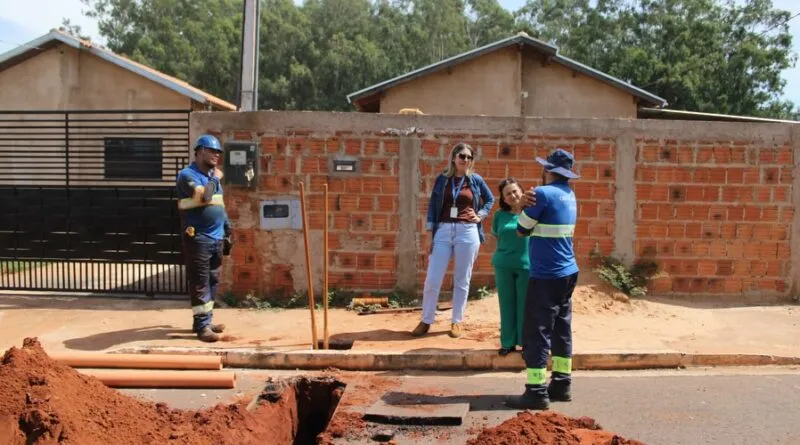 Prefeitura de Jateí destaca ampliação da rede de esgoto no Jardim Alvorada