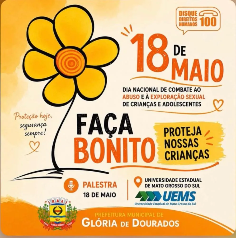 Glória de Dourados promove ação da campanha “Faça Bonito” na UEMS