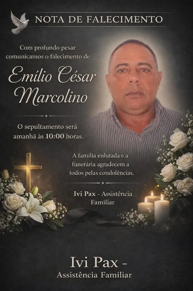 Glória de Dourados se despede de Emilio César Marcolino