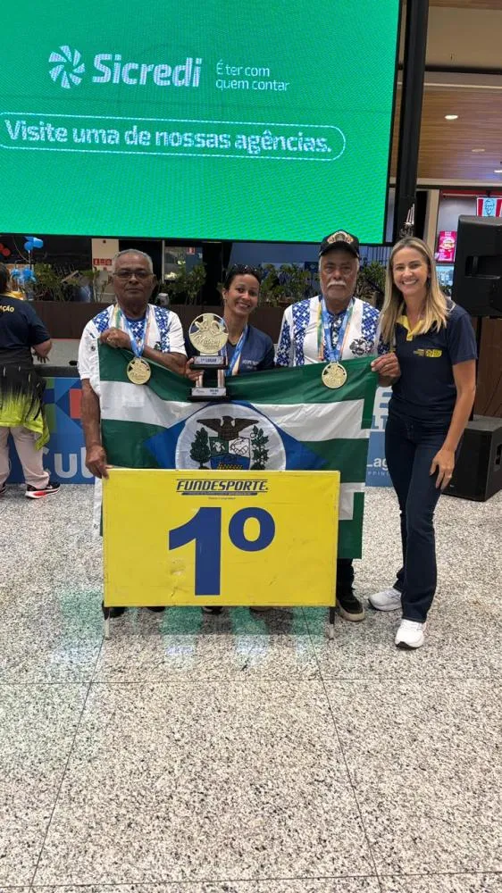 Jateí conquista título inédito em Três Lagoas e é campeão invicto no jogo de malha masculino dos Jogos da Melhor Idade