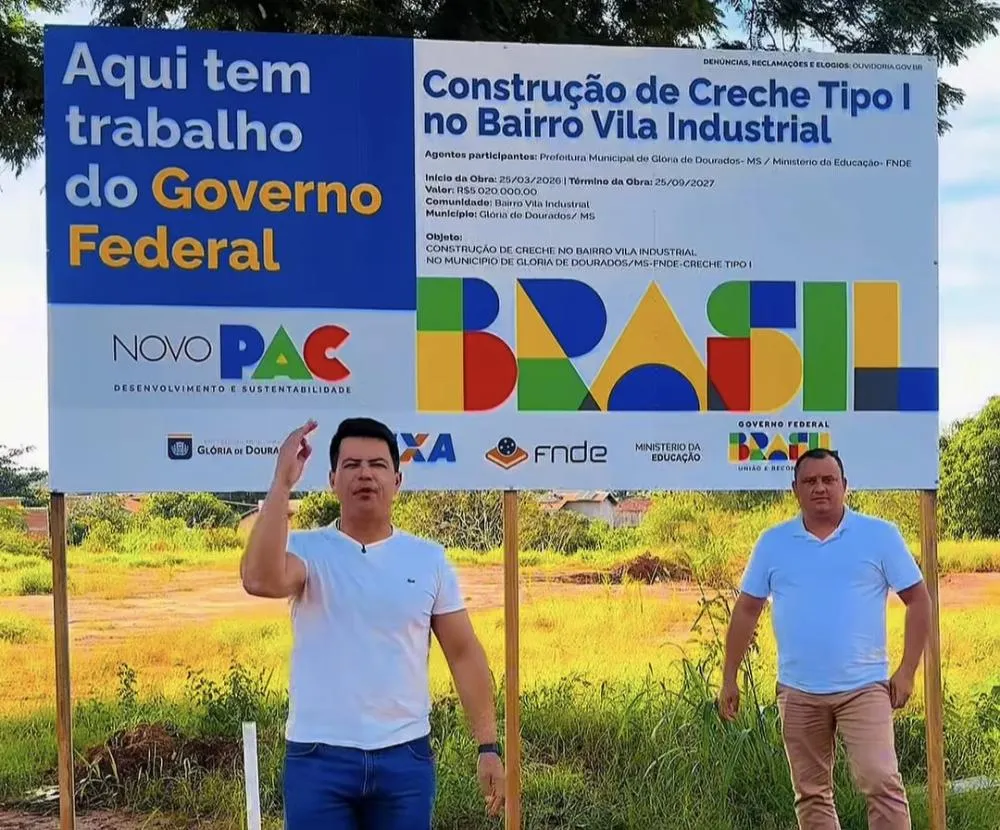 Mais um sonho saindo do papel: nova creche municipal será construída em Glória de Dourados