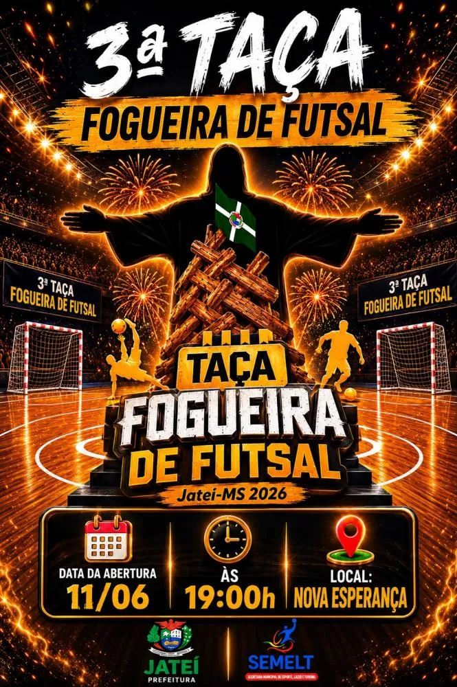 3ª Taça Fogueira de Futsal tem abertura nesta quinta-feira em Nova Esperança