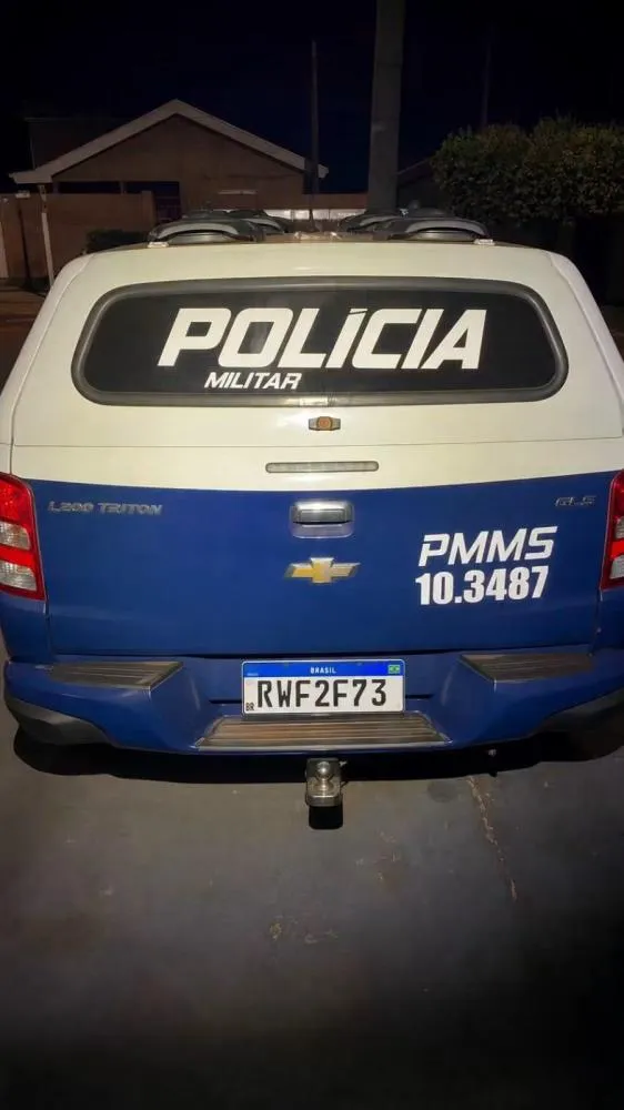 POLÍCIA MILITAR DE GLÓRIA DE DOURADOS PRENDE AUTOR POR  AMEAÇA, VIAS DE FATO E PERTURBAÇÃO DO SOSSEGO