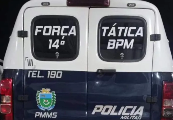 Homem é preso pela Força Tática após esfaquear companheira durante discussão em Fátima do Sul